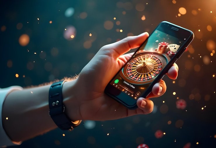Meja Baccarat dengan multiple camera di Joker Gaming